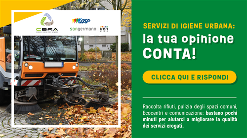 Servizi di igiene urbana: avvio dellindagine sulla soddisfazione degli utenti
