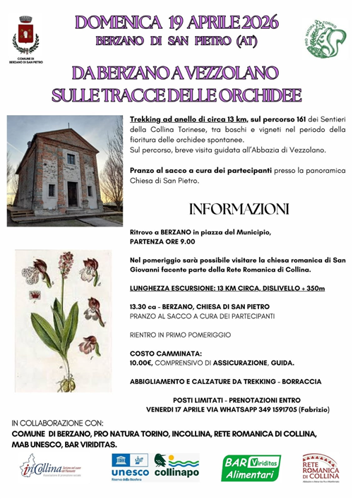 Da Berzano a Vezzolano sulle tracce delle orchidee